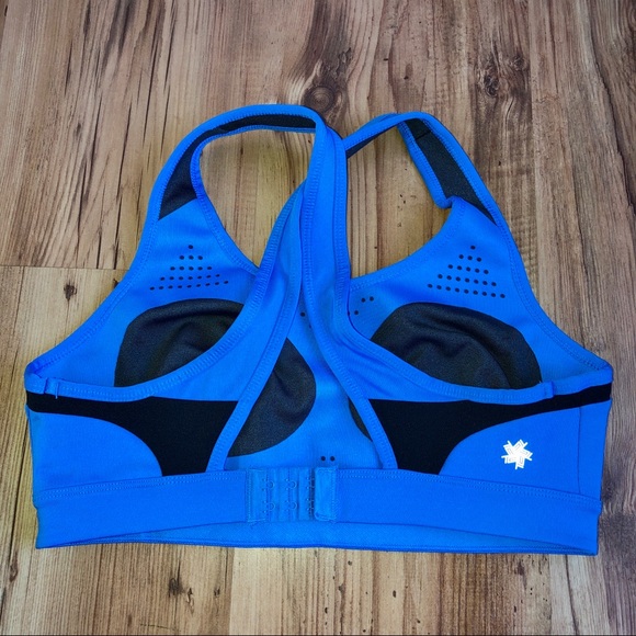 NEW TEK GEAR Sports Bra Medium Support Blue Medium NWOT - Picture 2 of 15